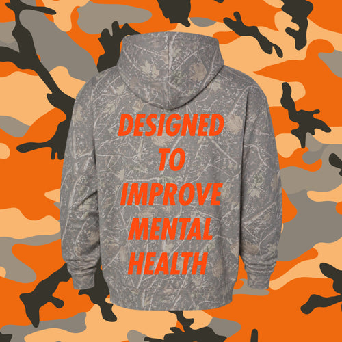 Orange Camo Hoodie