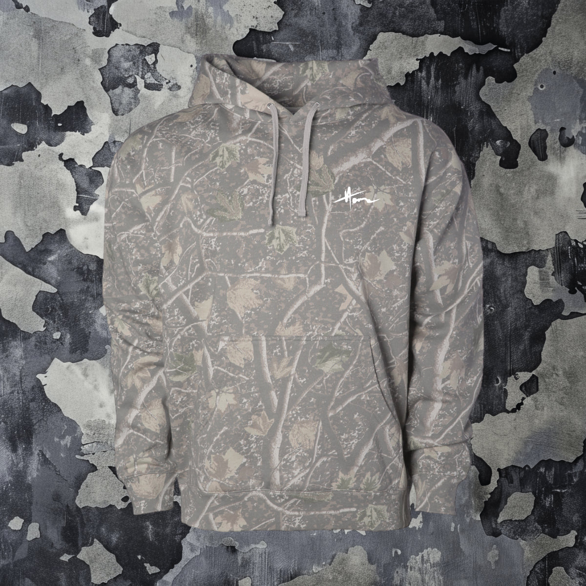 White Camo Hoodie
